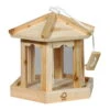 Vogelhaus Pavillon 6-Eck Hängend, FSC®-Holz Und Acrylglas, Ca. 19 X 18 X 18 Cm -Gartentopf Geschäft 0910100614 Vogelhaus Pavillon 6 eck FSC mit Futterterrasse u Kordel 1 55366