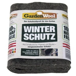Winterschutzmatte Grau, Faserlänge: Ø45 Mm, 100 % Schafwolle 6 Winterschutzmatte Grau, Faserlänge: Ø45 Mm, 100 % Schafwolle -Gartentopf Geschäft 0910250236 Winterschutzmatte grau 30x200cm 55324