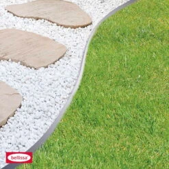 Rasenkante, Silber, Stahl, 118 X 19,5 Cm -Gartentopf Geschäft 0910301041 Rasenkante Metall verzinkt 5 109346