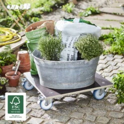 Multi Roller Maxi GRIP, 300 Kg Tragkraft, Holz, Ca. 58 X 58 X 15 Cm 9 Multi Roller Maxi GRIP, 300 Kg Tragkraft, Holz, Ca. 58 X 58 X 15 Cm -Gartentopf Geschäft 0920600405 multi roller maxi grip eckig 3 116648