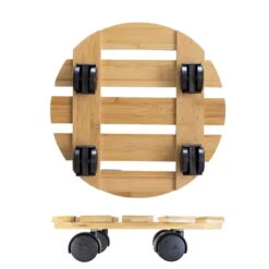 Multi Roller Bambus, 100 Kg Tragkraft, Ø 29 Cm -Gartentopf Geschäft 0920600474 multi roller bambus hell 1 116673