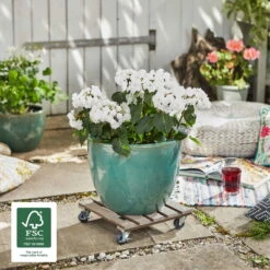 Multi Roller WPC, Tragkraft 80 Kg, Ca. 7 X 29 X 29 Cm -Gartentopf Geschäft 0920600506 multi roller wpc taupe 3 116689