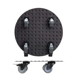 Pflanzenroller 'Alaska', Tragkraft 150 Kg, Anthrazit, Alu, 7 X 30 X 30 Cm -Gartentopf Geschäft 0920600518 pflanzenroller alaska 1 116733