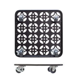 Pflanzenroller GH0936/0937, Tragkraft 80 Kg, Schwarz, Ø 30 Cm 12 Pflanzenroller GH0936/0937, Tragkraft 80 Kg, Schwarz, Ø 30 Cm -Gartentopf Geschäft 0920600521 pflanzenroller 1 116751