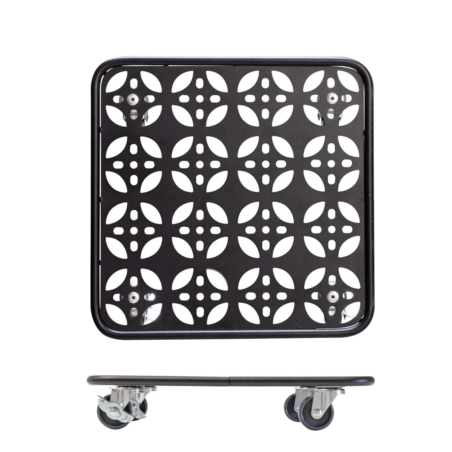 Pflanzenroller GH0936/0937, Tragkraft 80 Kg, Schwarz, Ø 30 Cm 6 Pflanzenroller GH0936/0937, Tragkraft 80 Kg, Schwarz, Ø 30 Cm – Bild 4