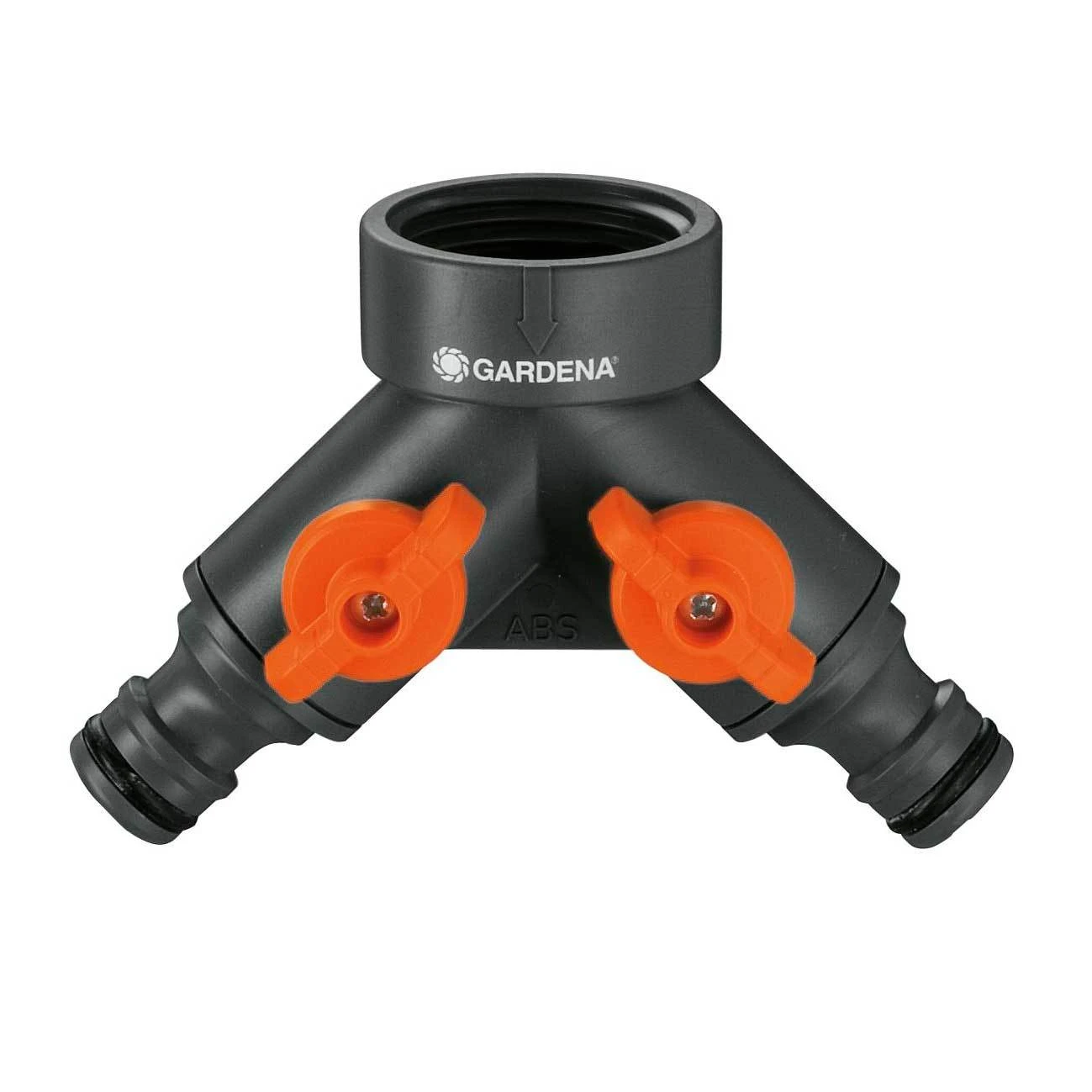 2-Wege-Wasserventil, Gardena, 1/2" - 5/8", 21 Mm Wasserhahn, Gewinde 26,5 Mm 3 2-Wege-Wasserventil, Gardena, 1/2" - 5/8", 21 Mm Wasserhahn, Gewinde 26,5 Mm