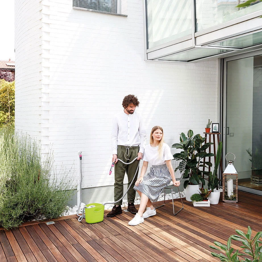 Aquapop Mit Selbstaufdehnbarem Schlauch, 5-15m, Lime, Kunststoff / Polyester 7 Aquapop Mit Selbstaufdehnbarem Schlauch, 5-15m, Lime, Kunststoff / Polyester – Bild 5