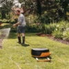 Fiskars Schlauchwagen Waterwheel Automatik XL, Für ½'-5/8", Schlauchdüse, Rasenspieß, Schwarz-orange -Gartentopf Geschäft 0930200501 Schlauchwagen Automatik XL mit Raedern 360 5 78973