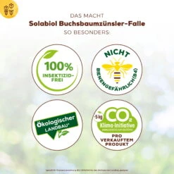 Solabiol Buchsbaumzünsler-Falle, Ausreichend Für Bis Zu 180 M² -Gartentopf Geschäft 0950200723 Buchsbaumzuensler Falle fuer bis zu 180qm Flaeche 3 107234