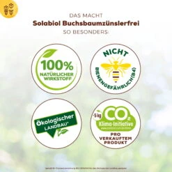 Solabiol Buchsbaumzünsler-Schutz, 50 Ml -Gartentopf Geschäft 0950200746 Solabiol Buchsbaumzuensler Schaedlingsfrei 50ml 2 107238