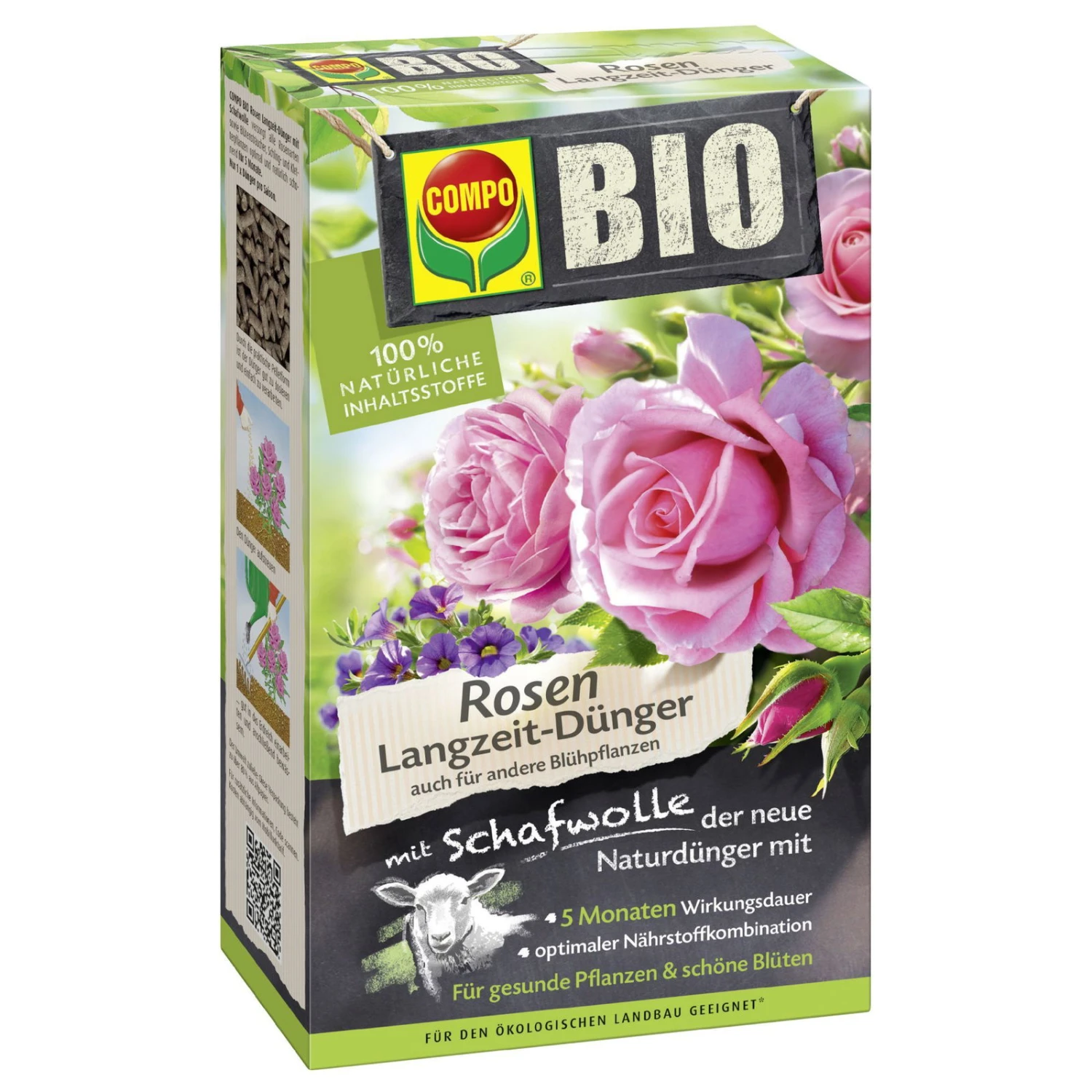 Bio-Rosen-Dünger Mit Schafwolle, Compo, 2 Kg 3 Bio-Rosen-Dünger Mit Schafwolle, Compo, 2 Kg