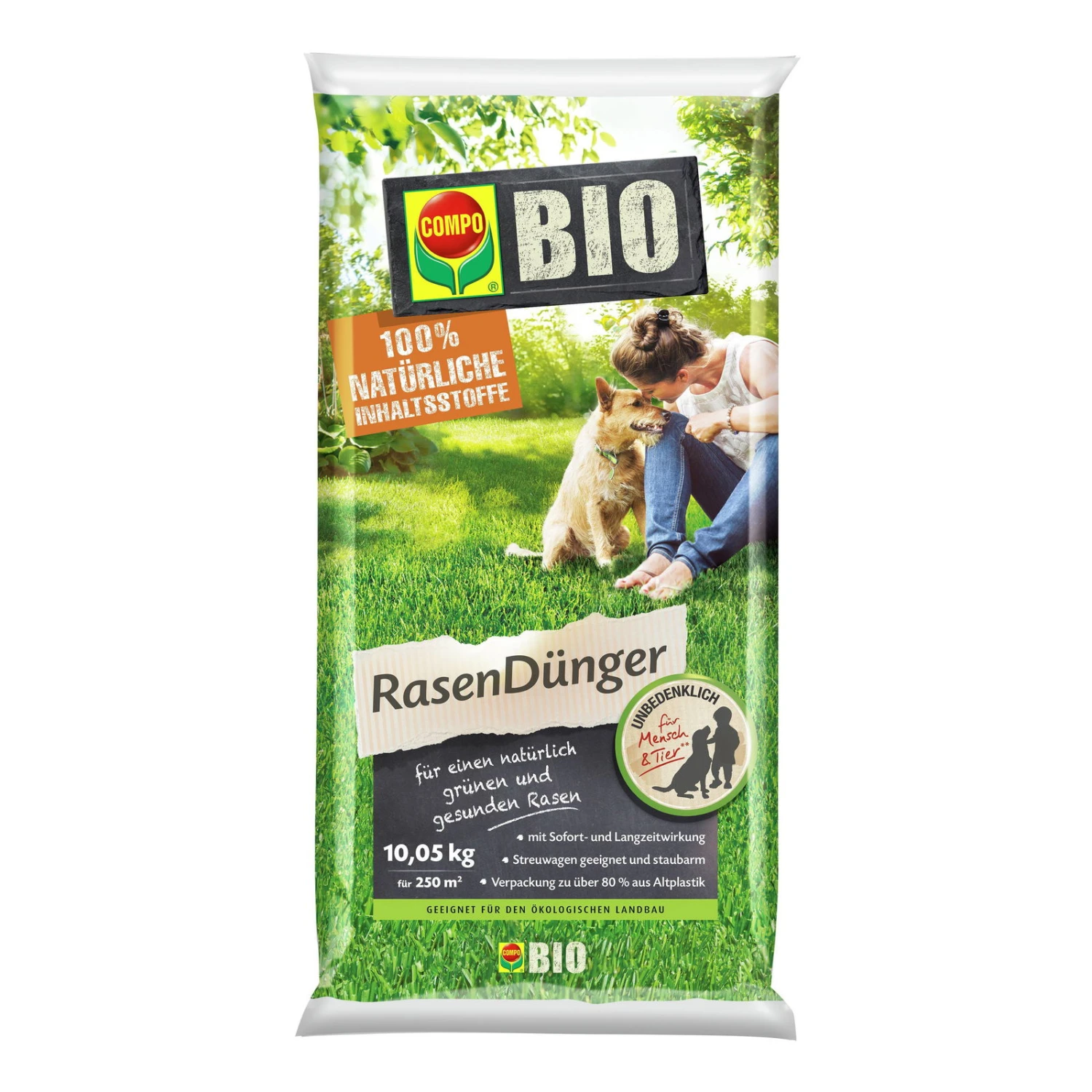 Compo Bio Rasendünger Für 250 Qm, 10,05 Kg 3 Compo Bio Rasendünger Für 250 Qm, 10,05 Kg
