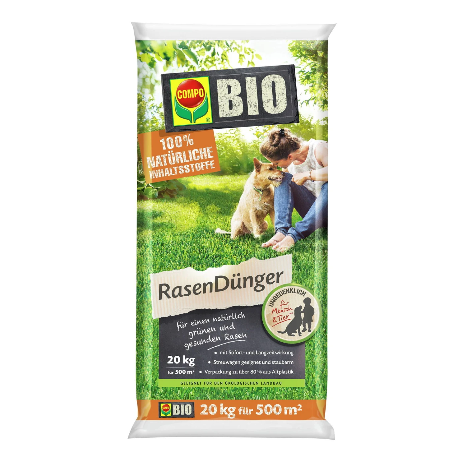 Compo Bio Rasendünger Für 500 Qm, 20 Kg 3 Compo Bio Rasendünger Für 500 Qm, 20 Kg