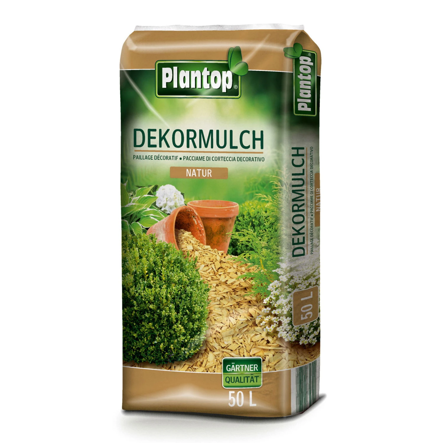 Plantop Dekormulch Natur, 1950 L Gesamt, 39 Sack á 50 L, Palettenware Ohne Zusätzliche Versandkosten 4 Plantop Dekormulch Natur, 1950 L Gesamt, 39 Sack á 50 L, Palettenware Ohne Zusätzliche Versandkosten – Bild 2