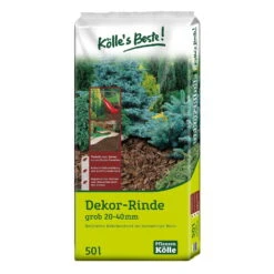 Kölle's Beste Dekor-Rinde Grob, 2250l, 45 Sack á 50l 5 Kölle's Beste Dekor-Rinde Grob, 2250l, 45 Sack á 50l -Gartentopf Geschäft 0960400020 KB Dekorrinde 20 40mm 50L 76990