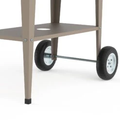 Hochbeet-Trolley Mit Rädern, Taupe, Metall, 75 X 35 X 80 Cm, 47 L -Gartentopf Geschäft 0980250143 Urban Garden Trolly auf Raedern taupe 3 84525
