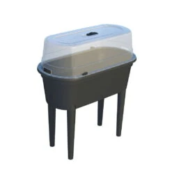 Hochbeet Mit Deckel, Anthrazit, L80 X B40 X H83 Cm 7 Hochbeet Mit Deckel, Anthrazit, L80 X B40 X H83 Cm -Gartentopf Geschäft 0980250146 Hochbeet mit Beinen und Deckel anthrazit 2 88863