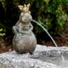 Froschkönig Leopold, Braun, Bronze, H 20 X 10 X 11 Cm 1 Froschkönig Leopold, Braun, Bronze, H 20 X 10 X 11 Cm -Gartentopf Geschäft 0980306650 Froschkoenig Leopold 2 110860