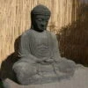 Buddha-Statue, Trockensteinguss, 53 X 40 X 65 Cm -Gartentopf Geschäft 0980306821 buddha aus trockensteinguss 5 123372
