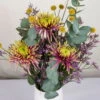 Gemischter Blumenbund 'Baltazar' Inkl. Gratis Grußkarte -Gartentopf Geschäft 1025700010 DIY Mixbund Baltazar Chrysanth Craspedia Euka Statice 1 1 d 100177