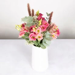 Gemischter Blumenbund 'Eleganz In Rosa' Inkl. Gratis Grußkarte 6 Gemischter Blumenbund 'Eleganz In Rosa' Inkl. Gratis Grußkarte -Gartentopf Geschäft 1025700014 DIY Mixbund Eleganz in Rosa Lisianthus rosa Gypso Euka Fluffy 2 94536