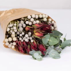 Blumenbund Eukalyptus Mit Brunia Und Kapgrün, Inkl. Grußkarte 9 Blumenbund Eukalyptus Mit Brunia Und Kapgrün, Inkl. Grußkarte -Gartentopf Geschäft 1025700023 Strauss Brunia 1 1 101694