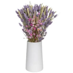 Rosa Trockenstrauß & Lila Glanzgras, 3er-Set, Länge Ca. 55 - 70 Cm 7 Rosa Trockenstrauß & Lila Glanzgras, 3er-Set, Länge Ca. 55 - 70 Cm -Gartentopf Geschäft 1055300003 Trockenstrauss rosa Phalaris lila 1 83165