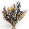 Trockenblumen DIY-Set, Natur-blau, Länge Ca. 60 Cm