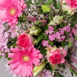 Blumenstrauß 'Firenze', Rosa, Inkl. Gratis Grußkarte -Gartentopf Geschäft 1110600107 strauss premium rosa 2 122359