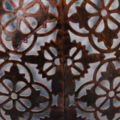 Solarlaterne "Damast", Kupfer, 23 X 22cm -Gartentopf Geschäft 2950100312 Solarlaterne Damast 23x22cm5 65214 1