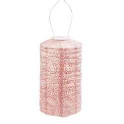 Solarlaterne 'Cylinder 18', Pink, Ø 18 X 33 Cm -Gartentopf Geschäft 2950100667 Cylinder 18 105810