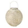 Solarlaterne Damast, Creme, Ø 18 Cm -Gartentopf Geschäft 2950100723 Solarlaterne Damast klein warmweiss Creme D18cm 1 118832