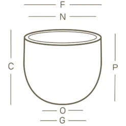 Euro 3 Plast Pflanzkübel Etria Perlschwarz 5 Euro 3 Plast Pflanzkübel Etria Perlschwarz -Gartentopf Geschäft 3210100706 Pflanzkuebel Etria technische Zeichnung 111246 1