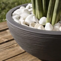 Pflanzschale Graphit Ella Anthrazit -Gartentopf Geschäft 3210103482 Pflanzschale Graphit Ella anthrazit 40x16 5cm 14 9l 02 48316