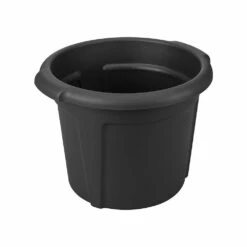 Elho Kartoffeltopf Green Basics Living Black, Ø 32,3 Cm, Höhe 25,7 Cm, Erdvol. 13 L -Gartentopf Geschäft 3210103486 Kartoffeltopf Green Basics living black 32 3x25 7cm 13l 05 48262