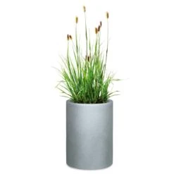 Pflanzgefäß 'Riva High', Rund, Steingrau, Kunststoff 6 Pflanzgefäß 'Riva High', Rund, Steingrau, Kunststoff -Gartentopf Geschäft 3210103970 3210103971 Pflanzgefaess Riva High 97809