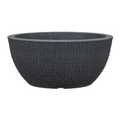 Pflanzschale 'Barceo', Rund, Stein, Schwarz, Kunststoff 5 Pflanzschale 'Barceo', Rund, Stein, Schwarz, Kunststoff -Gartentopf Geschäft 3210104014 Pflanzschale Barceo stein schwarz 97828