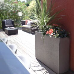 Pflanzkasten Graphit Crunch High, Anthrazit, Wasserdicht, Doppelwandig 9 Pflanzkasten Graphit Crunch High, Anthrazit, Wasserdicht, Doppelwandig -Gartentopf Geschäft 3230101031 Pflanzkasten Graphit Crunch High anthrazit L99 5xB29 5xH78 5cm 63l 2 59182