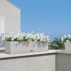 Lechuza 'Balconera Cottage 80', Schwarz, 79 X 19 X 19 Cm -Gartentopf Geschäft 3230101165 Balconera Cottage 80 3 103364