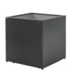 Pflanztrog Kubus, Anthrazit, 40 X 40 X 40 Cm Mit Rollen 1 Pflanztrog Kubus, Anthrazit, 40 X 40 X 40 Cm Mit Rollen -Gartentopf Geschäft 3230600036 Pflanztrog Kubus mRollen anthrazit 40x40x40cm 49248
