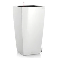 LECHUZA Cubico Premium 40, Weiß Hochglanz, All-in-One-Set, 40 X 40, H:75 Cm 7 LECHUZA Cubico Premium 40, Weiß Hochglanz, All-in-One-Set, 40 X 40, H:75 Cm -Gartentopf Geschäft 3325100081 Cubico Premium 40 weiss All in One Set 40x40x75cm RGB 2 7558 1