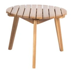 Hocker/Beistelltisch FSC®-Akazienholz Rund Ø Ca. 50 Cm, Höhe 40 Cm -Gartentopf Geschäft 3910201566 Hocker Beistelltisch Koelle 50cm rund 40cm FSC Akazie 48040
