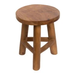 Wurzelholz-Hocker, Light Wax, Ø Ca. 25 Cm X H 30 Cm -Gartentopf Geschäft 3910201602 3910201632 Wurzelholz Hocker light Wax 3 106527