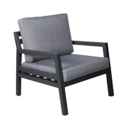 4-teilige Lounge-Gruppe 'Piazza', Tisch Mit Glasplatte, Inklusive Auflagen 12 4-teilige Lounge-Gruppe 'Piazza', Tisch Mit Glasplatte, Inklusive Auflagen -Gartentopf Geschäft 3910302532 Alu Loungergruppe Piazza 4tlg schwarz inkl Kissen grau Tisch mit Glasplatte4 74481