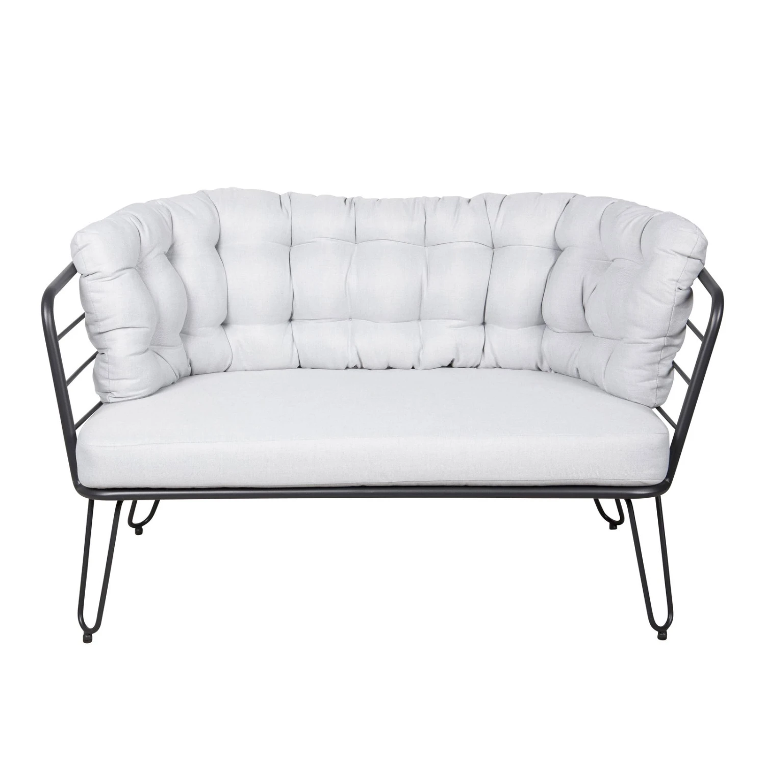 4-teilige Lounge-Gruppe 'Bella', Schwarz, Inklusive Auflagen 7 4-teilige Lounge-Gruppe 'Bella', Schwarz, Inklusive Auflagen – Bild 5