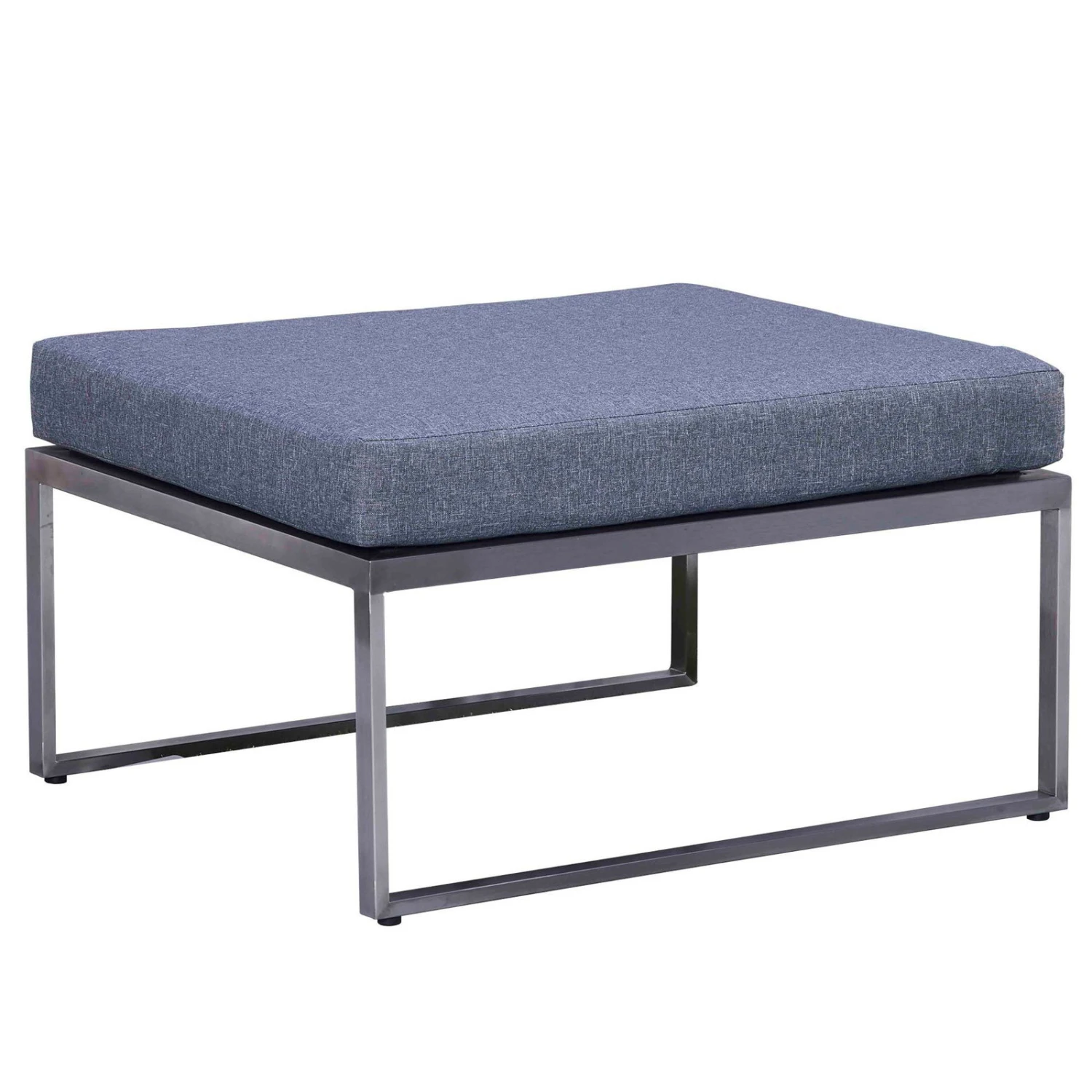 Ottomane Gartenhocker 'Boho' Inkl. Auflage, 76 X 66 X H 43 Cm 3 Ottomane Gartenhocker 'Boho' Inkl. Auflage, 76 X 66 X H 43 Cm