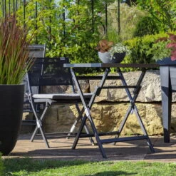 Doppler Alu-Balkonset 'Expert', 3-tlg., Anthrazit 9 Doppler Alu-Balkonset 'Expert', 3-tlg., Anthrazit -Gartentopf Geschäft 3910302641 Alu Balkonset Expert 3tlg 111346