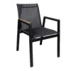 Stapelsessel, Schwarz, Ca. 86 X 66 X 56 Cm 1 Stapelsessel, Schwarz, Ca. 86 X 66 X 56 Cm -Gartentopf Geschäft 3910302656 Alu Sessel schwarz Textilen schwarz 2 102327