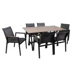 Stapelsessel, Schwarz, Ca. 86 X 66 X 56 Cm 11 Stapelsessel, Schwarz, Ca. 86 X 66 X 56 Cm -Gartentopf Geschäft 3910302656 Alu Sessel schwarz Textilen schwarz 5 102329