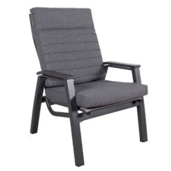 Loungesessel 'Paris', Grau/schwarz -Gartentopf Geschäft 3910302694 Loungesessel Paris inkl Auflage 13 118550